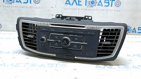 CD changer, radio, tape deck complete Honda Accord 13-17 with deflectors, peeling chrome, scratches