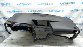 Lexus RX350 RX450h 10-15 front dashboard with airbag, dark brown, rusty squib