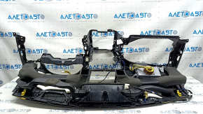Lexus RX350 RX450h 10-15 front dashboard with airbag, dark brown, rusty squib