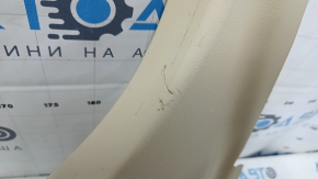 Lower left center pillar trim for Lexus RX350 RX450h 10-15 beige, scratches