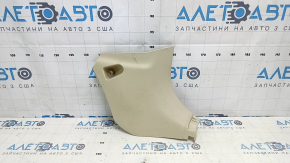 Lexus RX350 RX450h 10-15 lower right front pillar trim, beige, scratches
