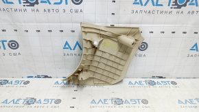 Lexus RX350 RX450h 10-15 lower right front pillar trim, beige, scratches