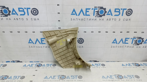 Front lower left pillar trim for Lexus RX350 RX450h 10-12 beige, scratches
