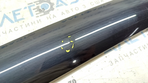 Left front pillar molding for Nissan Rogue 21-24, gloss black, butt