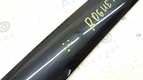 Right front pillar molding for Nissan Rogue 21-24, gloss black, dents, dents, scratches