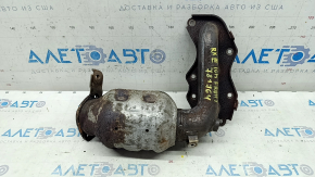 Lexus RX450h 10-15 front exhaust manifold with catalytic converter, rusty