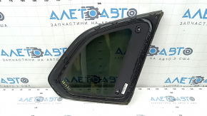Rear left fixed glass window for BMW X5 G05 19-24 with chrome molding, scratches