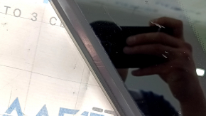 Rear left fixed glass window for BMW X5 G05 19-24 with chrome molding, scratches