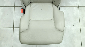 Left rear seat Volvo XC90 16-23, gray leather for 3 rows, dry-cleanable, scratches on the headrest