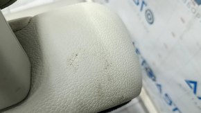 Left rear seat Volvo XC90 16-23, gray leather for 3 rows, dry-cleanable, scratches on the headrest