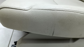 Left rear seat Volvo XC90 16-23, gray leather for 3 rows, dry-cleanable, scratches on the headrest