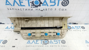 Lexus RX350 RX450h 10-15 rear right door sill trim, beige, with chrome trim, scratches