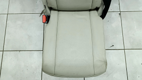 Volvo XC90 16-23 rear center seat, gray leather, 3 rows, with belt, dry-cleanable, scratches, dented