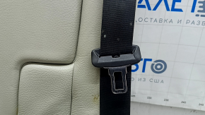 Volvo XC90 16-23 rear center seat, gray leather, 3 rows, with belt, dry-cleanable, scratches, dented