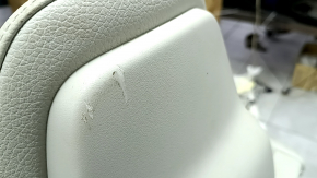 Volvo XC90 16-23 right rear seat, gray leather, 3 rows, dry clean, scratches