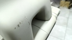 Volvo XC90 16-23 right rear seat, gray leather, 3 rows, dry clean, scratches