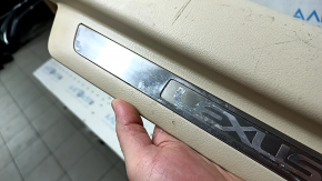 Front right door sill trim for Lexus RX350 RX450h 10-15 beige, scratches, dents, broken guide
