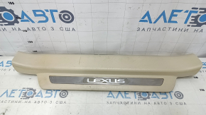 Front right door sill trim for Lexus RX350 RX450h 10-15 beige, scratches, dents, broken guide