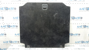The trunk floor of a BMW X5 G05 19-24 is black, scratches on the handle, needs cleaning.