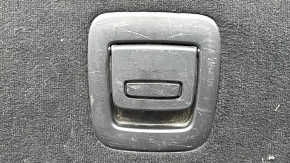 The trunk floor of a BMW X5 G05 19-24 is black, scratches on the handle, needs cleaning.