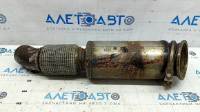 The BMW X5 G05 19-23 3.0T catalytic converter is rusty.