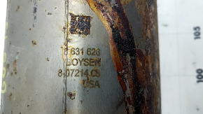 The BMW X5 G05 19-23 3.0T catalytic converter is rusty.
