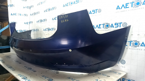 Tesla Model 3 18 rear bumper, blue PPSB, for parking sensors