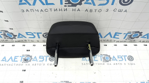 Rear center headrest, 2nd row, BMW X5 G05 19-23, black leather