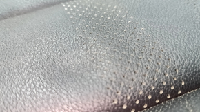 Rear seat cushion, 2nd row, BMW X5 G05 19-22, black leather, needs cleaning, dents, no child seat cover