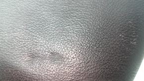 Rear seat cushion, 2nd row, BMW X5 G05 19-22, black leather, needs cleaning, dents, no child seat cover