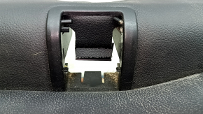 Rear seat cushion, 2nd row, BMW X5 G05 19-22, black leather, needs cleaning, dents, no child seat cover