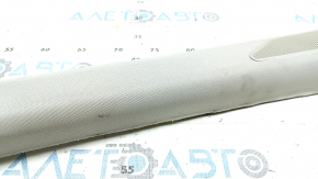 Left front pillar trim for Nissan Rogue 21-24, gray, under tweeter, US built, BOSE, for cleaning