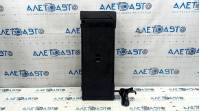 Rear seat backrest, 2nd row, center, BMW X5 G05 19-22, for 2 rows, black leather, needs cleaning, dents