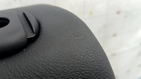 Rear seat backrest, 2nd row, center, BMW X5 G05 19-22, for 2 rows, black leather, needs cleaning, dents