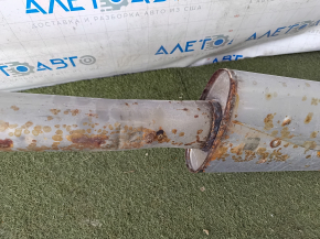 Exhaust pipe with barrel BMW X5 G05 19-23 3.0T with valve, rusty