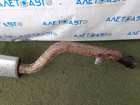 Exhaust pipe with barrel BMW X5 G05 19-23 3.0T with valve, rusty