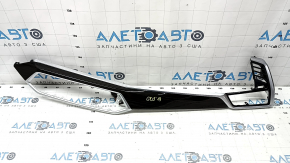 BMW X5 G05 19-23 right front panel trim, Fineline Stripe wood grain, scratches