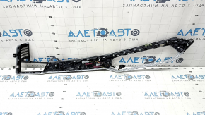 BMW X5 G05 19-23 right front panel trim, Fineline Stripe wood grain, scratches