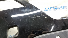 Front bare bumper for Nissan Rogue 21-23, for 6 parking sensors, US built, black, scratches, non-standard holes