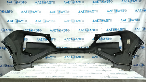 Front bare bumper for Nissan Rogue 21-23, for 6 parking sensors, US built, black, scratches, non-standard holes