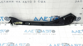 BMW X5 G05 19-22 center console trim, upper left, black leather