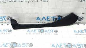 BMW X5 G05 19-22 center console trim, upper right, black leather, scratched