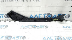 BMW X5 G05 19-22 center console trim, upper right, black leather, scratched