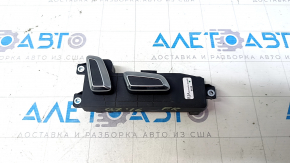 Audi Q7 4L 10-15 passenger seat control, black with chrome, with buttons