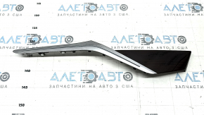 BMW X5 G05 19-23 Fineline Stripe wood trim molding, rear right door, backlit, scratches