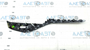 BMW X5 G05 19-23 Fineline Stripe wood trim molding, rear right door, backlit, scratches