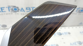 BMW X5 G05 19-23 Fineline Stripe wood trim molding, front left, backlit, scratches