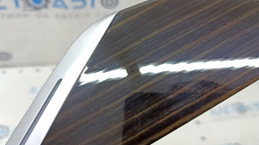 BMW X5 G05 19-23 Fineline Stripe wood trim molding, front left, backlit, scratches
