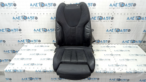 BMW X5 G05 19-22 driver's seat upholstery, black leather, heated, Sport, dry-cleanable, trimmed, scratches