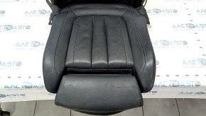 BMW X5 G05 19-22 driver's seat upholstery, black leather, heated, Sport, dry-cleanable, trimmed, scratches